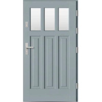Venkovní vchodové dřevěné dveře Masivní D-71