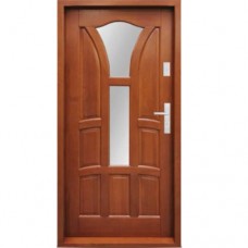 Venkovní vchodové dřevěné dveře Masivní D-74