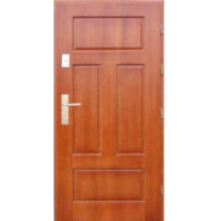 Venkovní vchodové dřevěné dveře Masivní D-9