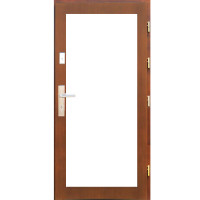 Venkovní vchodové dřevěné dveře Deskové DP-18-S