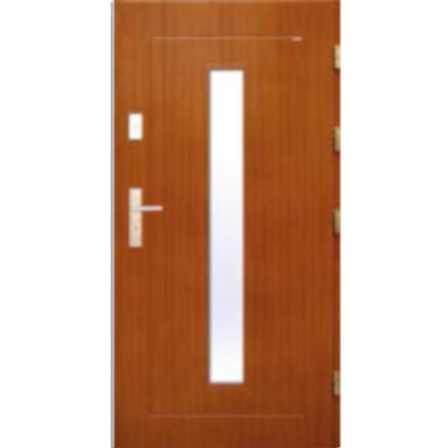 Venkovní vchodové dřevěné dveře Deskové DP-23