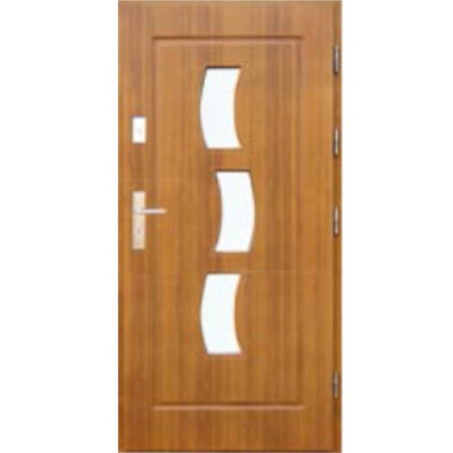 Venkovní vchodové dřevěné dveře Deskové DP-26