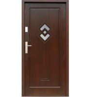 Venkovní vchodové dřevěné dveře Deskové DP-27