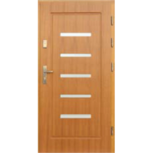 Venkovní vchodové dřevěné dveře Deskové DP-31