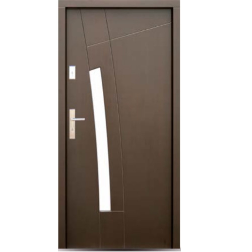 Venkovní vchodové dřevěné dveře Deskové DP-36 Eliza