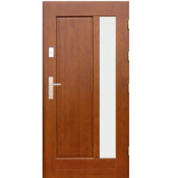 Venkovní vchodové dřevěné dveře Deskové DP-37