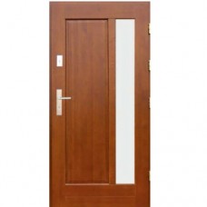 Venkovní vchodové dřevěné dveře Deskové DP-37