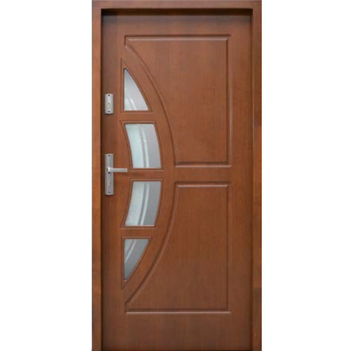Venkovní vchodové dřevěné dveře Deskové DP-53 Peter