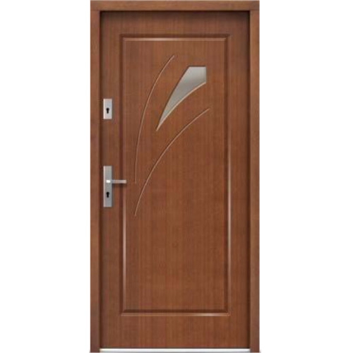 Venkovní vchodové dřevěné dveře Deskové DP-61 Kaja