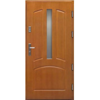 Venkovní vchodové dřevěné dveře Deskové DP-62-1