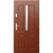 Venkovní vchodové dřevěné dveře Deskové DP-62