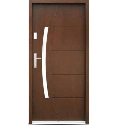 Venkovní vchodové dřevěné dveře Deskové DP-63 Icak