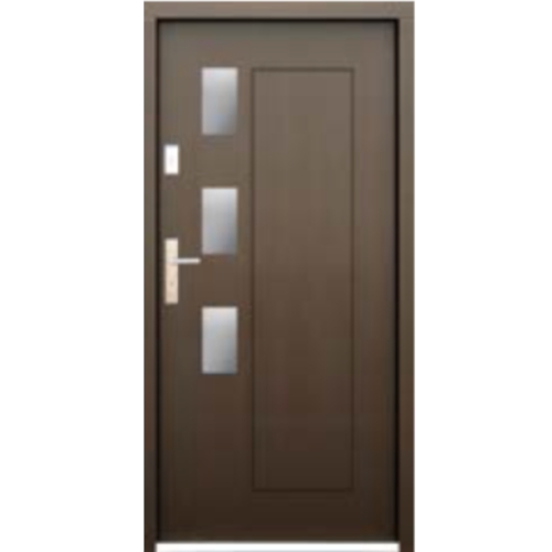 Venkovní vchodové dřevěné dveře Deskové DP-64-1