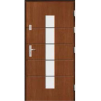 Venkovní vchodové dřevěné dveře Deskové DP-70