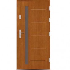 Vonkajšie vchodové drevené dvere Doskové DP-75
