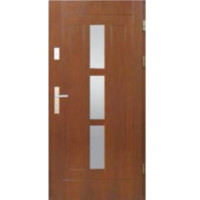 Venkovní vchodové dřevěné dveře Deskové DP-78
