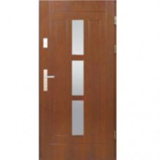 Venkovní vchodové dřevěné dveře Deskové DP-78