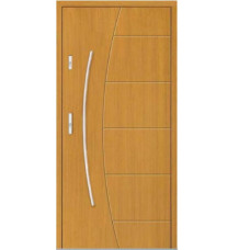 Venkovní vchodové dřevěné dveře Deskové DP-82