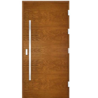 Venkovní vchodové dřevěné dveře Deskové DP-84
