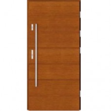 Venkovní vchodové dřevěné dveře Deskové DP-85