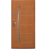 Venkovní vchodové dřevěné dveře Deskové DP-89