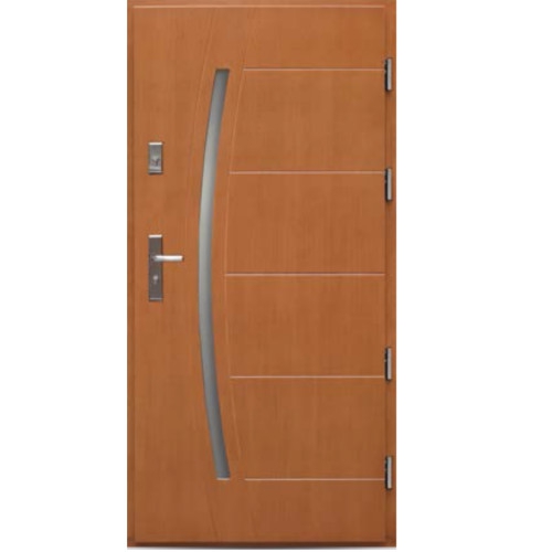 Venkovní vchodové dřevěné dveře Deskové DP-89