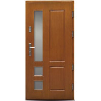 Venkovní vchodové dřevěné dveře Deskové DP-90