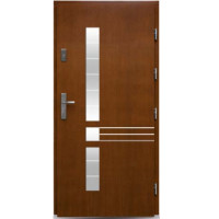 Venkovní vchodové dřevěné dveře Deskové DPI-12