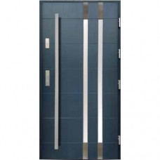 Venkovní vchodové dřevěné dveře Deskové DPI-29 Bahar