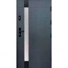 Venkovní vchodové dřevěné dveře Deskové DPI-31 Gonia