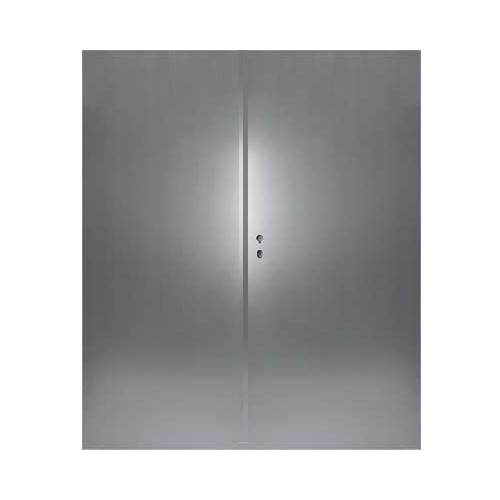 Ocelové dvoukřídlé protipožární dveře