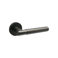 Alva R Griff Schwarz gebürstetes Nickel