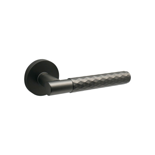 Alva R Griff Schwarz gebürstetes Nickel