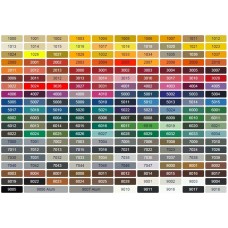 Vzorník barev - povrchy dle výrobců