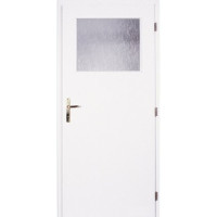 Interiérové dveře Doornite - Sklo 1/3 Bílý lak