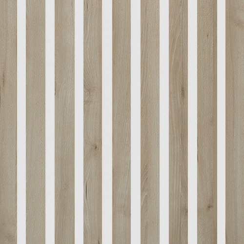 Akustický panel Design line CPL Buk přírodní na bílý HDF 800 x 400 x 21 mm