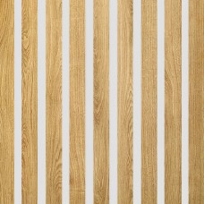 Akustický panel Design line CPL Dub corbridge na bílém HDF 400 x 400 x 21 mm