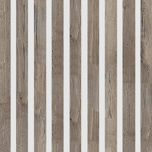 Akustický panel Design line CPL Dub halifax na bílý HDF 2600 x 400 x 21 mm