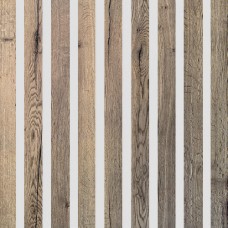 Akustický panel Design line CPL Dub halifax tabákový na bílém HDF 400 x 400 x 21 mm