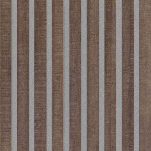 Akustický panel Design line CPL Authentic na šedém filcu 800 x 400 x 21 mm