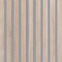 Akustický panel Design line CPL Bardolino na šedém filcu 2600 x 400 x 21 mm