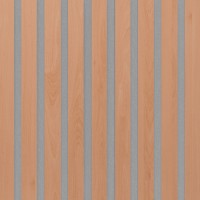 Akustický panel Design line CPL Buk na šedém filcu 2600 x 400 x 21 mm
