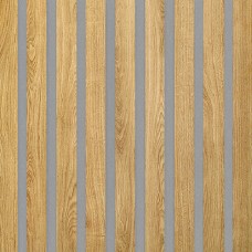 Akustický panel Design line CPL Dub corbridge na šedém filcu 400 x 400 x 21 mm