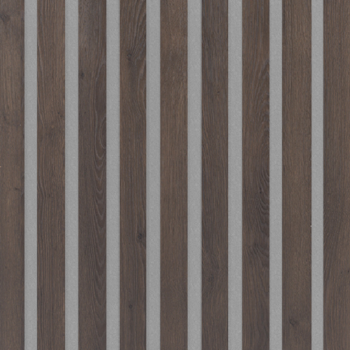 Akustický panel Design line CPL Dub kubánský na šedém filcu 2600 x 400 x 21 mm Akustický panel Design line CPL Dub kubánský na šedém filcu 2600 x 400 x 21 mm