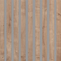 Akustický panel Design line CPL Dub přírodní na šedém filcu 2600 x 400 x 21 mm