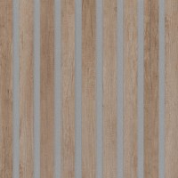 Akustický panel Design line CPL Natural na šedém filcu 2600 x 400 x 21 mm