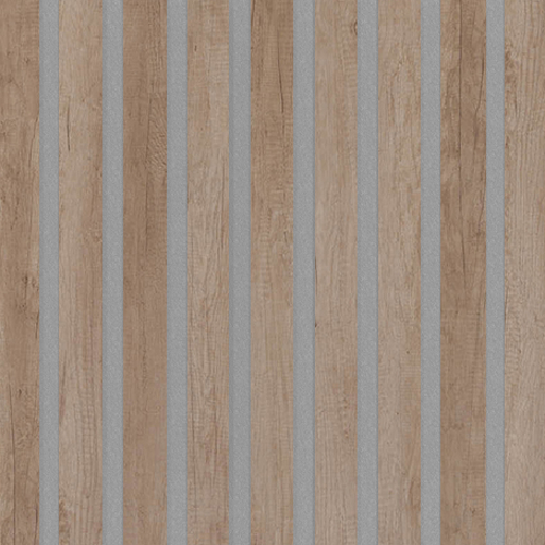Akustický panel Design line CPL Natural na šedém filcu 800 x 400 x 21 mm Akustický panel Design line CPL Natural na šedém filcu 800 x 400 x 21 mm