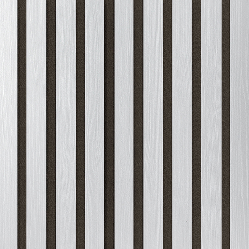 Akustický panel Design line CPL Bílá pór na šedém filcu 800 x 400 x 21 mm