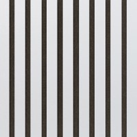 Akustický panel Design line CPL Bílá premium na černý filc 2600 x 400 x 21 mm