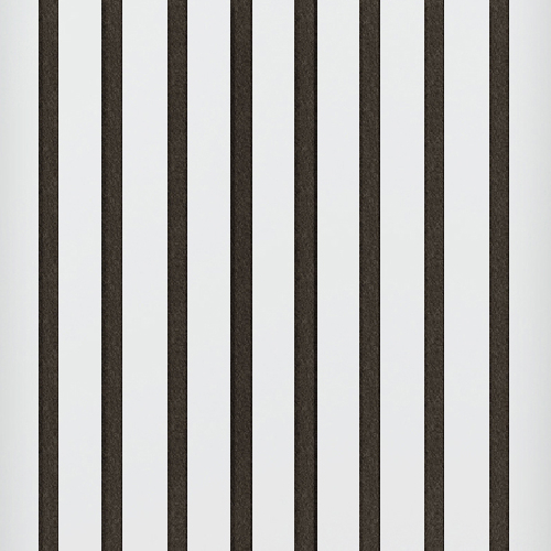 Akustický panel Design line CPL Bílá standard na černý HDF 400 x 400 x 21 mm